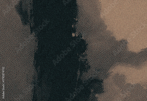 Moody grainy silhouette of a solitary figure in a shadowy landscape at dusk, high contrast lighting, textured film grain, evocative atmospheric scene conveying mystery, solitude