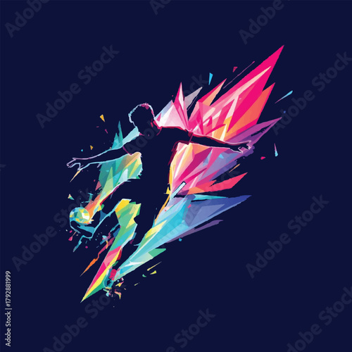 football player silhouette