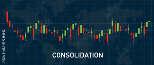 Consolidation Candlestick Pattern: Sideways Stock Market Trend