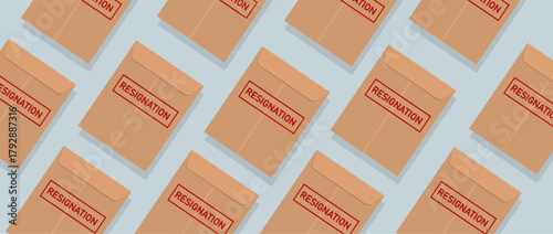 Great resignation many employee send resign letter from their job massively quitting