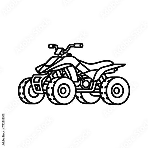 All terrain vehicle quad bike