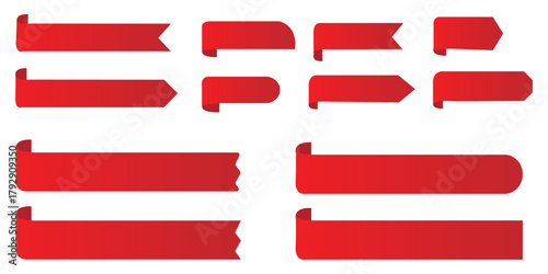 label banners web page new tag badges icons red sticker signs corner label banners ribbons product