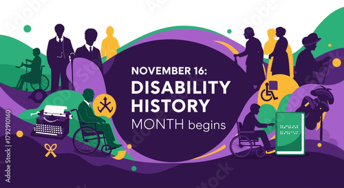 Celebrate Disability History Month this November with inspiring stories of resilience, showcasing accessibility and inclusion for a more equitable society and embracing diversity