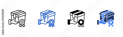 Brand Loyalty icon set multiple style collection