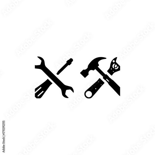 Tools vector icons collection 