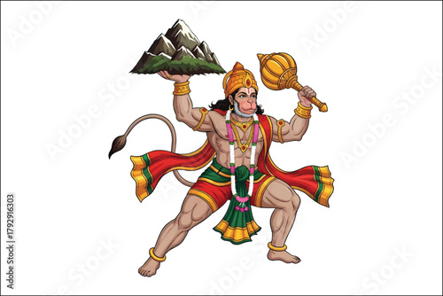 Photos Hindu God Character Illustration