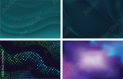 Green Abstract Wave Background