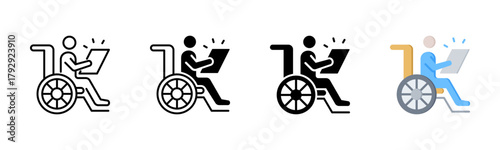 Studies Icon, Multi Styles Icon Set