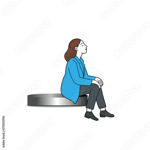 businesswomen are sitting