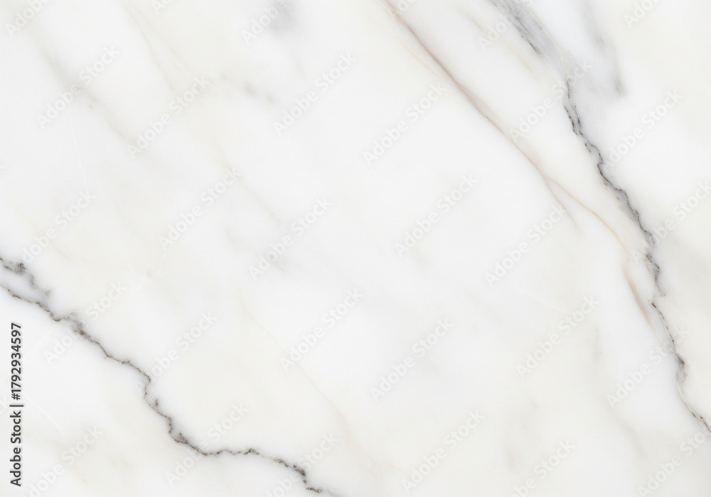 Obraz premium White marble stone texture with soft veins, elegant smooth background (