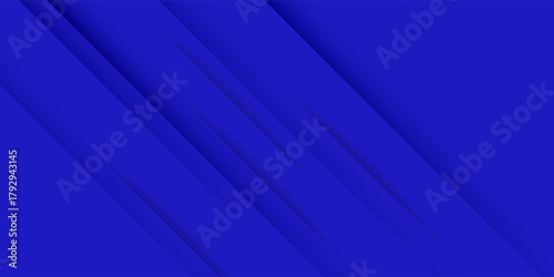 Abstract blue background with stripes and space for text. Minimal shapes. Suit for booklet, brochure, banner, poster, website, flyer, cover, corporate, backdrop. Vector illustration