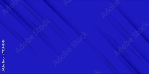 Abstract blue background with stripes and space for text. Minimal shapes. Suit for booklet, brochure, banner, poster, website, flyer, cover, corporate, backdrop. Vector illustration