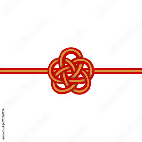 水引の手描きイラスト