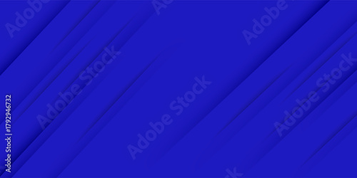 Abstract blue background with stripes and space for text. Minimal shapes. Suit for booklet, brochure, banner, poster, website, flyer, cover, corporate, backdrop. Vector illustration