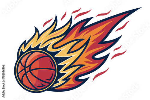 Stunning Stylized Fireball With Motion Effect Bold Professional Photo