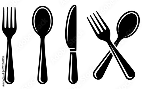 fork spoon and knife