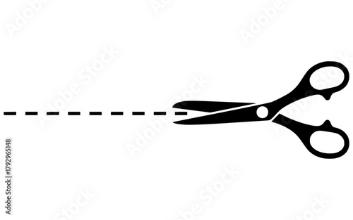 scissors with cut lines