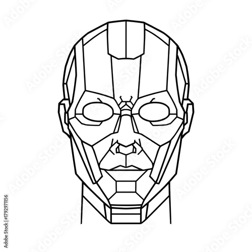 Geometric Robot Head