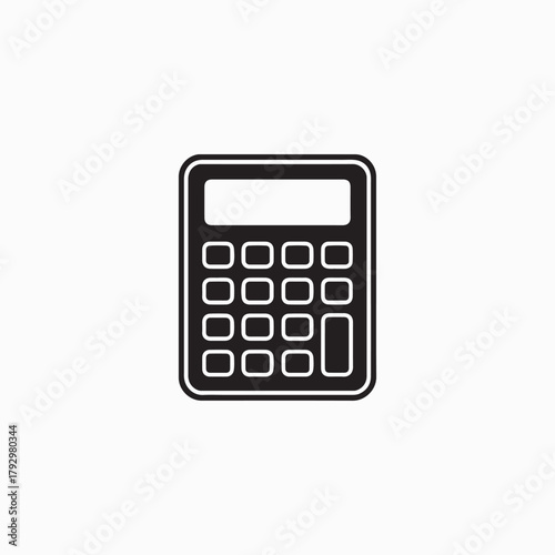 Calculator symbol vector illustration"