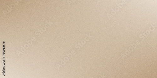 Amazing brown beige grainy gradient background banner backdrop noise texture, copy space