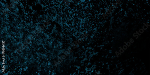 Dark blue vector template with artificial intelligence structure. An abstract iridescent grainy grunge texture background image. Water jet spraying on black background .
