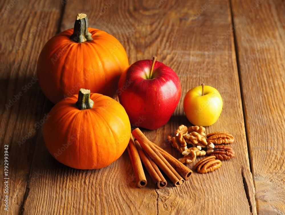 Fototapeta premium A photo of fruits and spicy