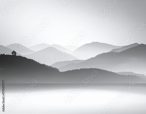 Empty White Studio Background with Soft Light