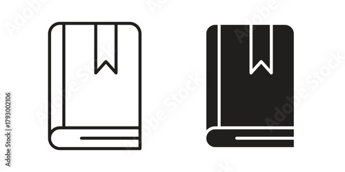 Book bookmark icon in simple modern vector format. EPS icon pack