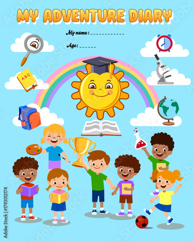 cover of a diary of wonderful deeds