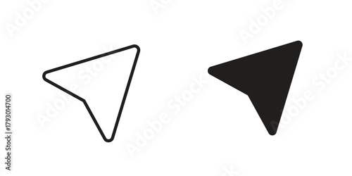 Cursor icon in simple modern vector format. EPS icon pack