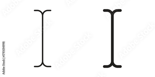 Cursor text icon in simple modern vector format. EPS icon pack