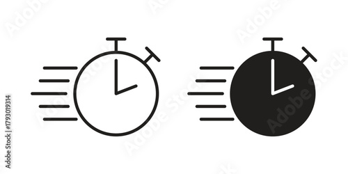 Express icon in simple modern vector format. EPS icon pack