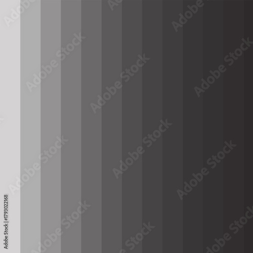  shades of gray scale vector; white grey black