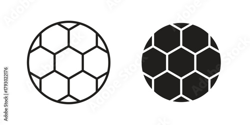 Football icon in simple modern vector format. EPS icon pack