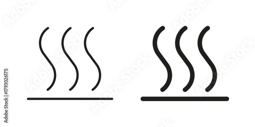 Heat icon in simple modern vector format. EPS icon pack