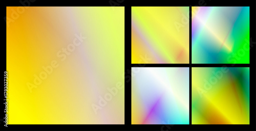 Abstract background in pastel colors. Light green, yellow vector gradient blur background. Colorful gradient abstract illustration in blur style	
