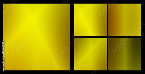 Abstract gradient background in rich golden amber, luxurious and deep. Golden texture with a fine steel brush, vector background illustration.