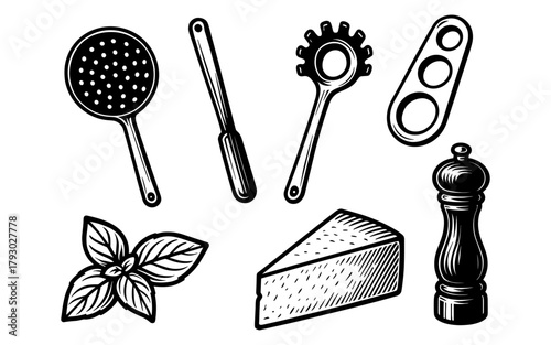Vintage kitchen tools and ingredients: spice up your culinary experience