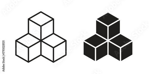 Inventory icon in simple modern vector format. EPS icon pack