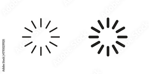Loading icon in simple modern vector format. EPS icon pack
