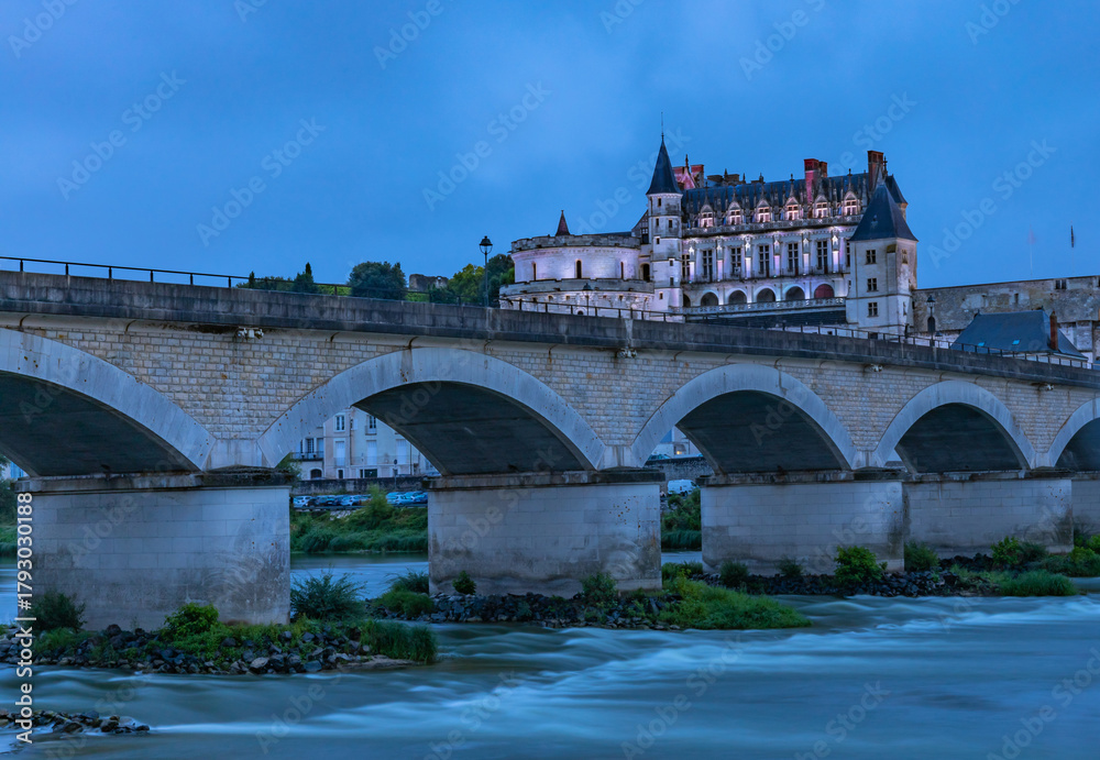 Fototapeta premium View of the Castle of Amboise