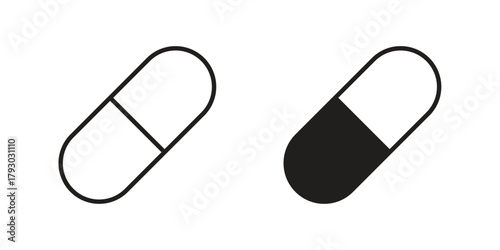 Medicine icon in simple modern vector format. EPS icon pack