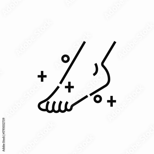 pedicure beauty salon icon sign vector