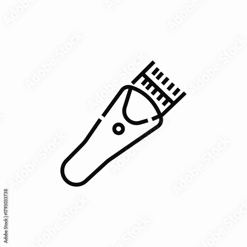 trimmer shave icon sign vector