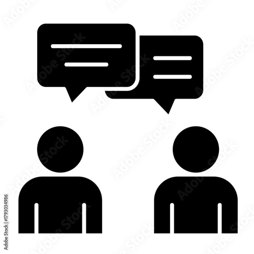 Communication Black Icon