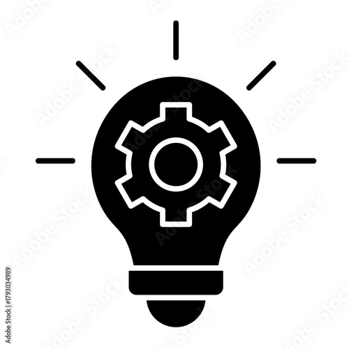 Innovation Black Icon