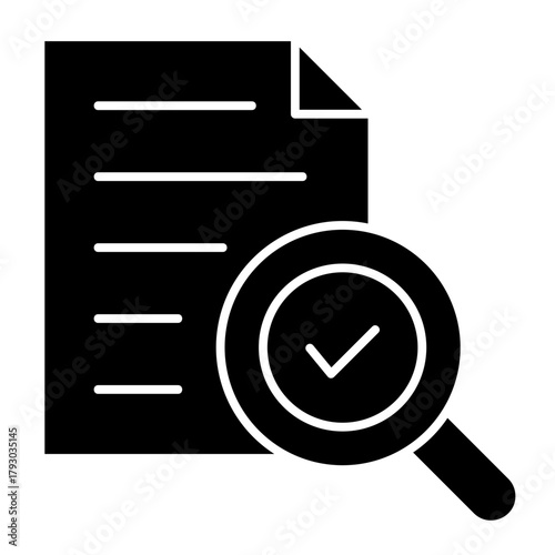 Research Black Icon