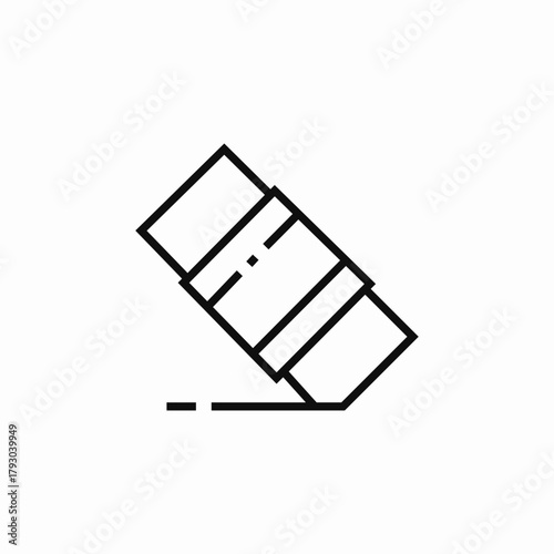 eraser clean icon sign vector