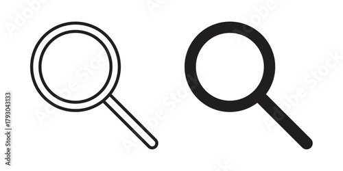 Search icon in simple modern vector format. EPS icon pack