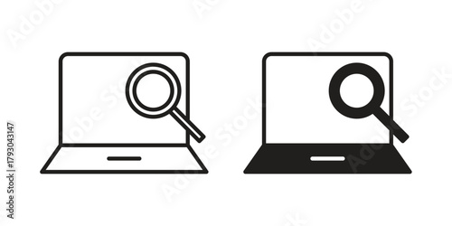 Search online icon in simple modern vector format. EPS icon pack